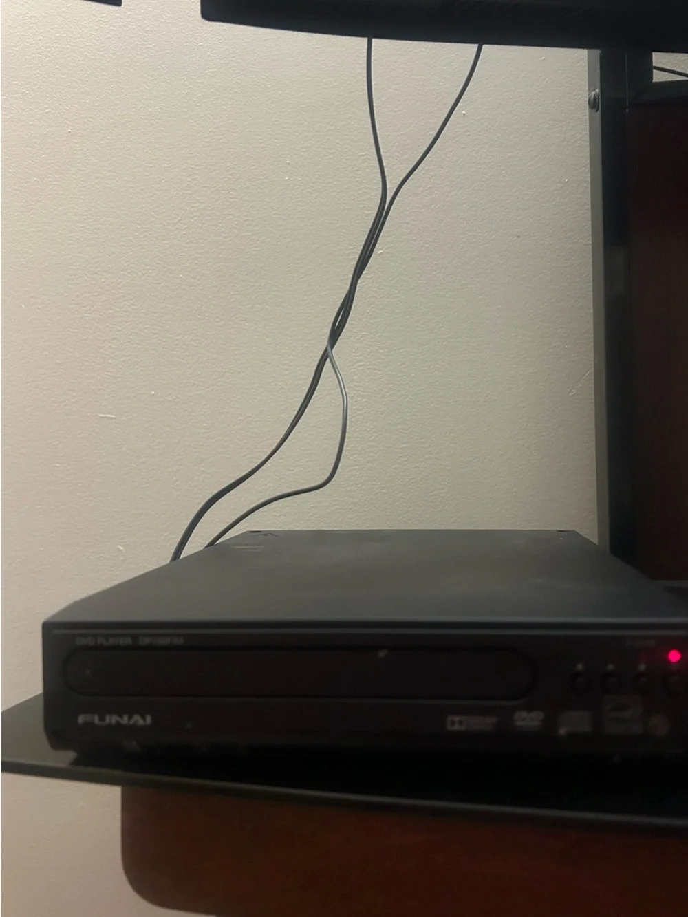 Funai Black DVD Player - Compact Electronics Video Device